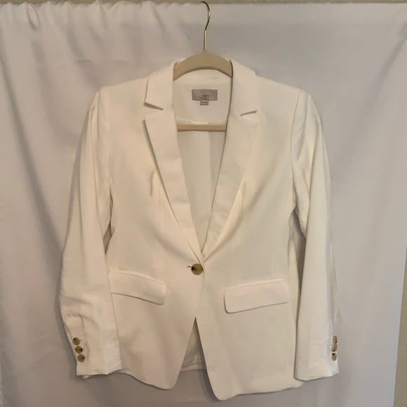 White Blazer by LOFT - Picture 1 of 4